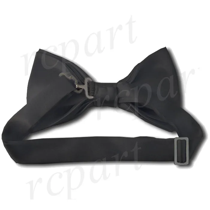 New formal men's pre tied Bow tie & Pocket Square Hankie striped