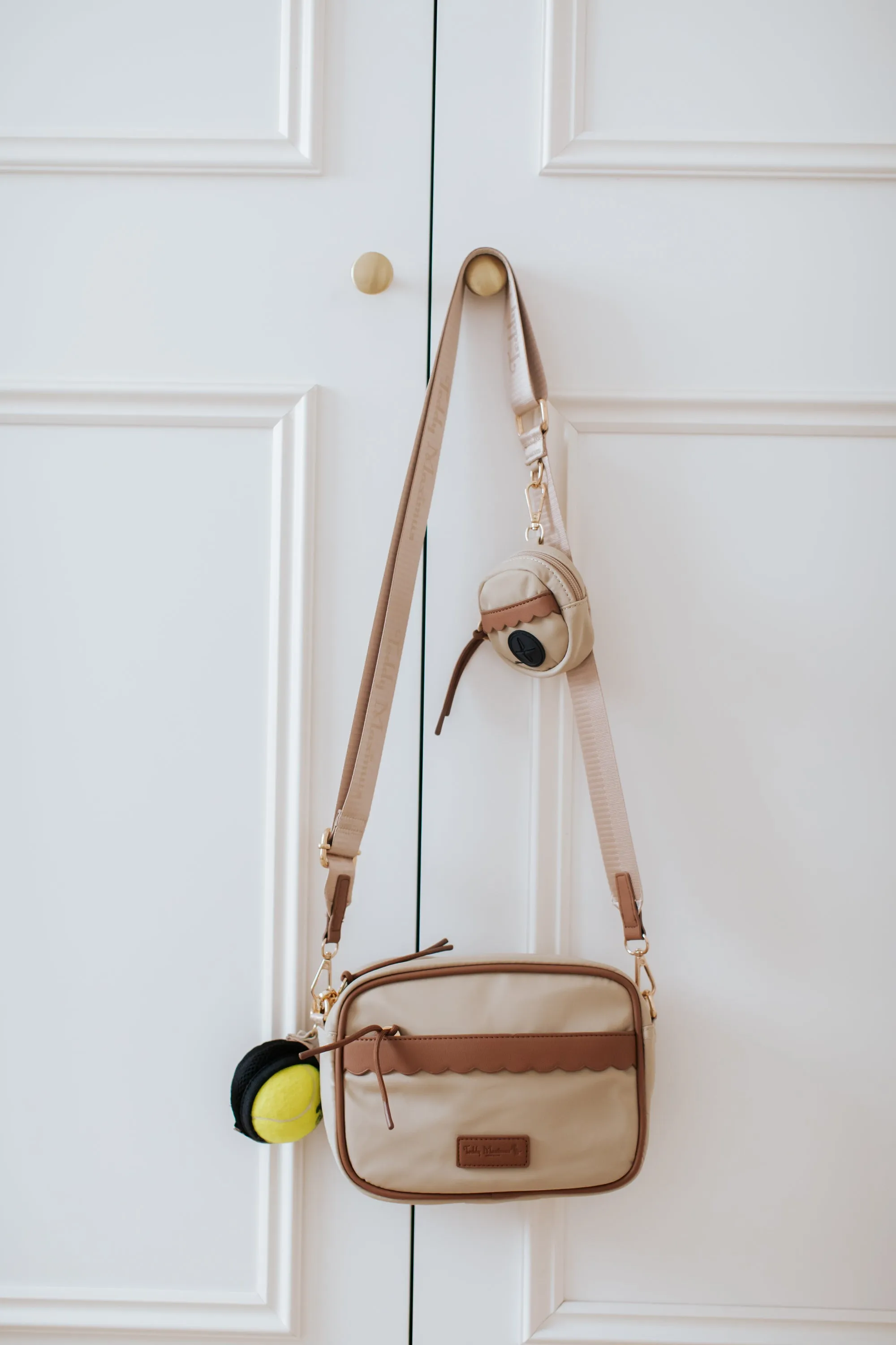 NEW! 'The Richmond' Taupe Luxury Dog Walking Bag