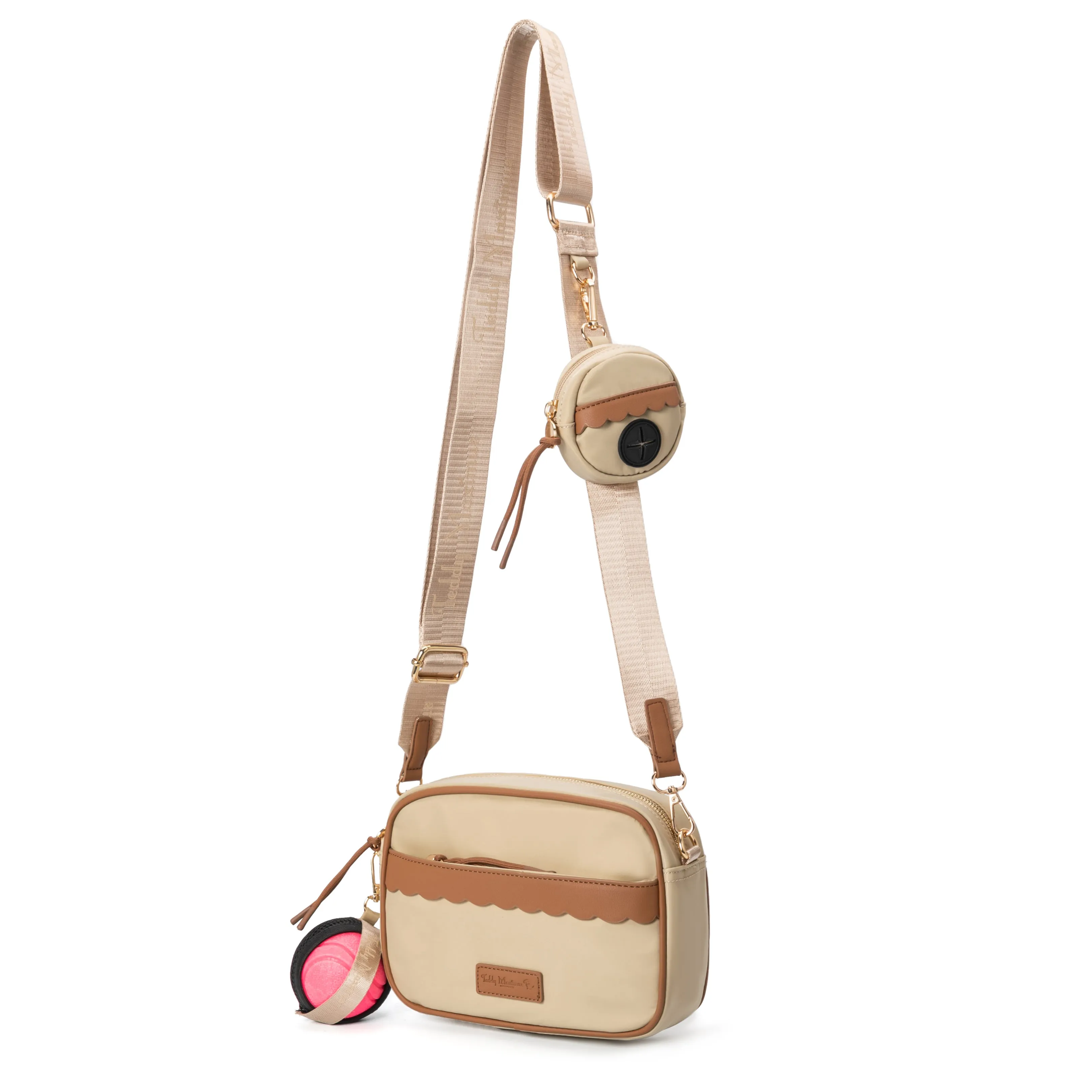 NEW! 'The Richmond' Taupe Luxury Dog Walking Bag