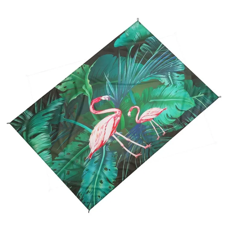 Outdoor Color Beach Mat Waterproof Picnic Mat, Size:1x1.4m(Flamingo)