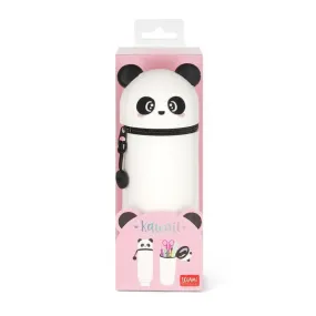 Panda 2-in-1 Silicone Pencil Case