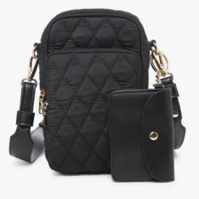 Parker Quilted Crossbody Pouch Bag - Multiple Colors