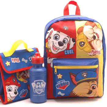 Paw Patrol Backpack and Lunch Bag– 3 Piece Set