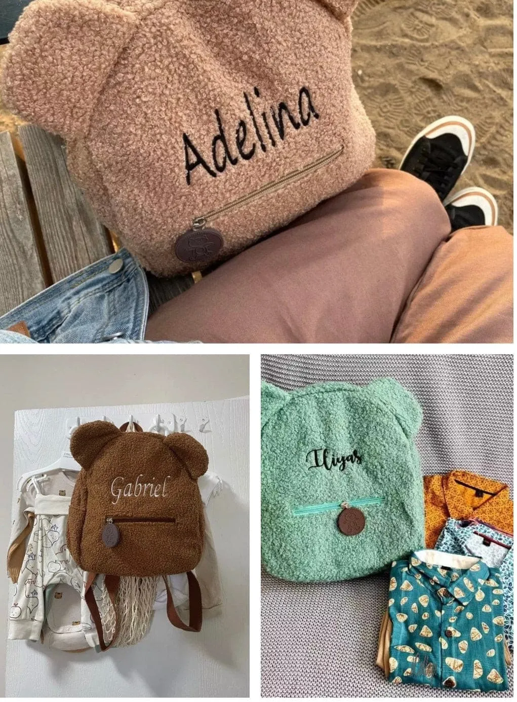 Personalised Kids Backpack with Embroidered Name for Kids