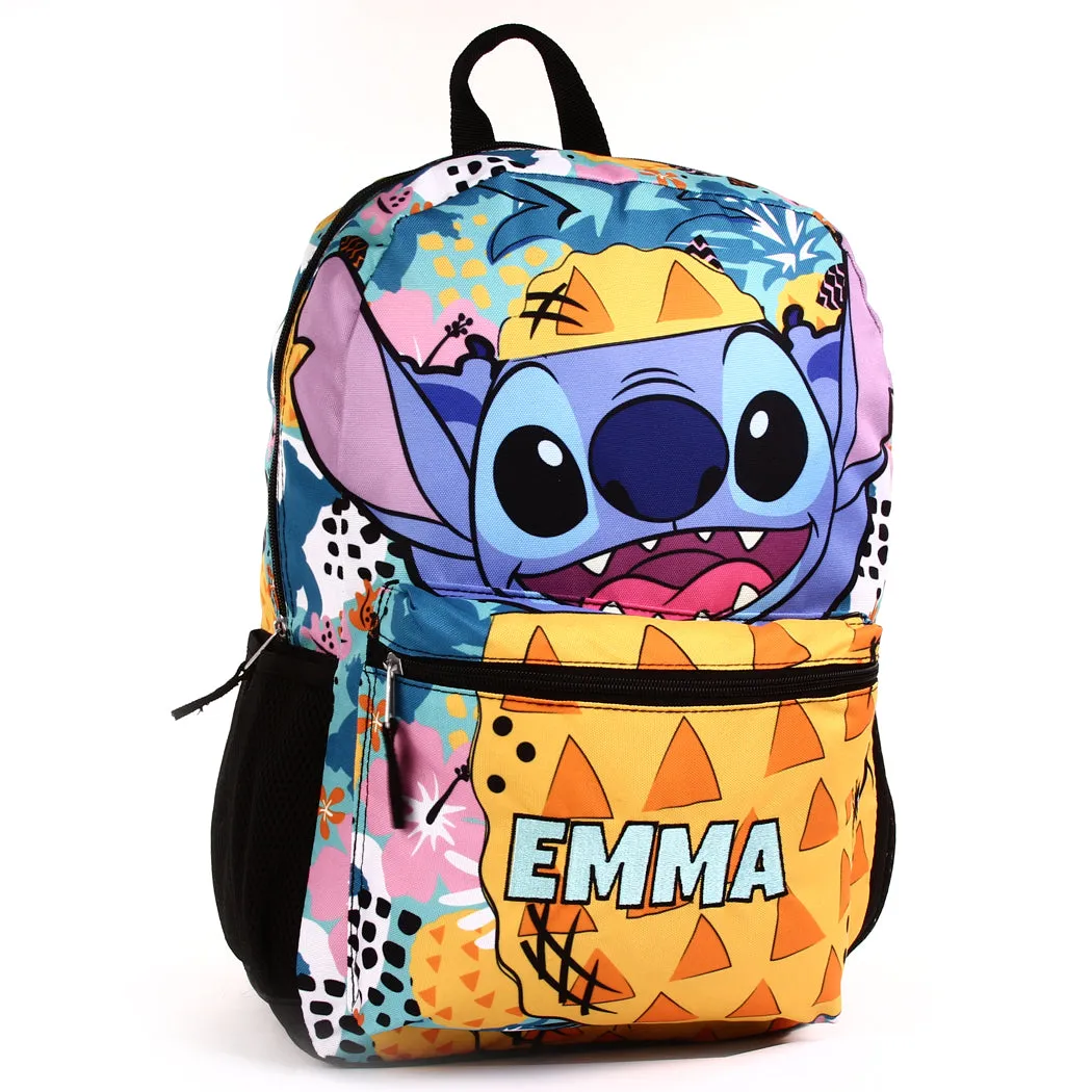 Personalized Embroidered 16 Inch Disney Stitch Backpack