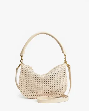 Petit Moyen Messenger Bag - Cream Rattan