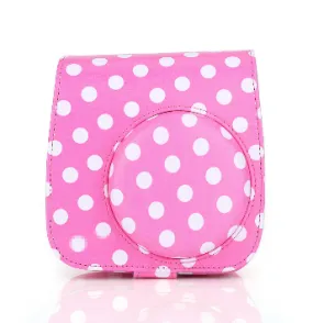 Polkadots  Instax Mini 8/8 /9/11 Leather Case/Bag