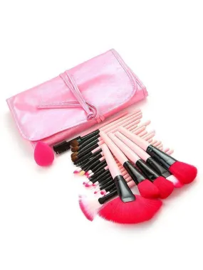 Professional Makeup Brush 24pcs With PU Bag