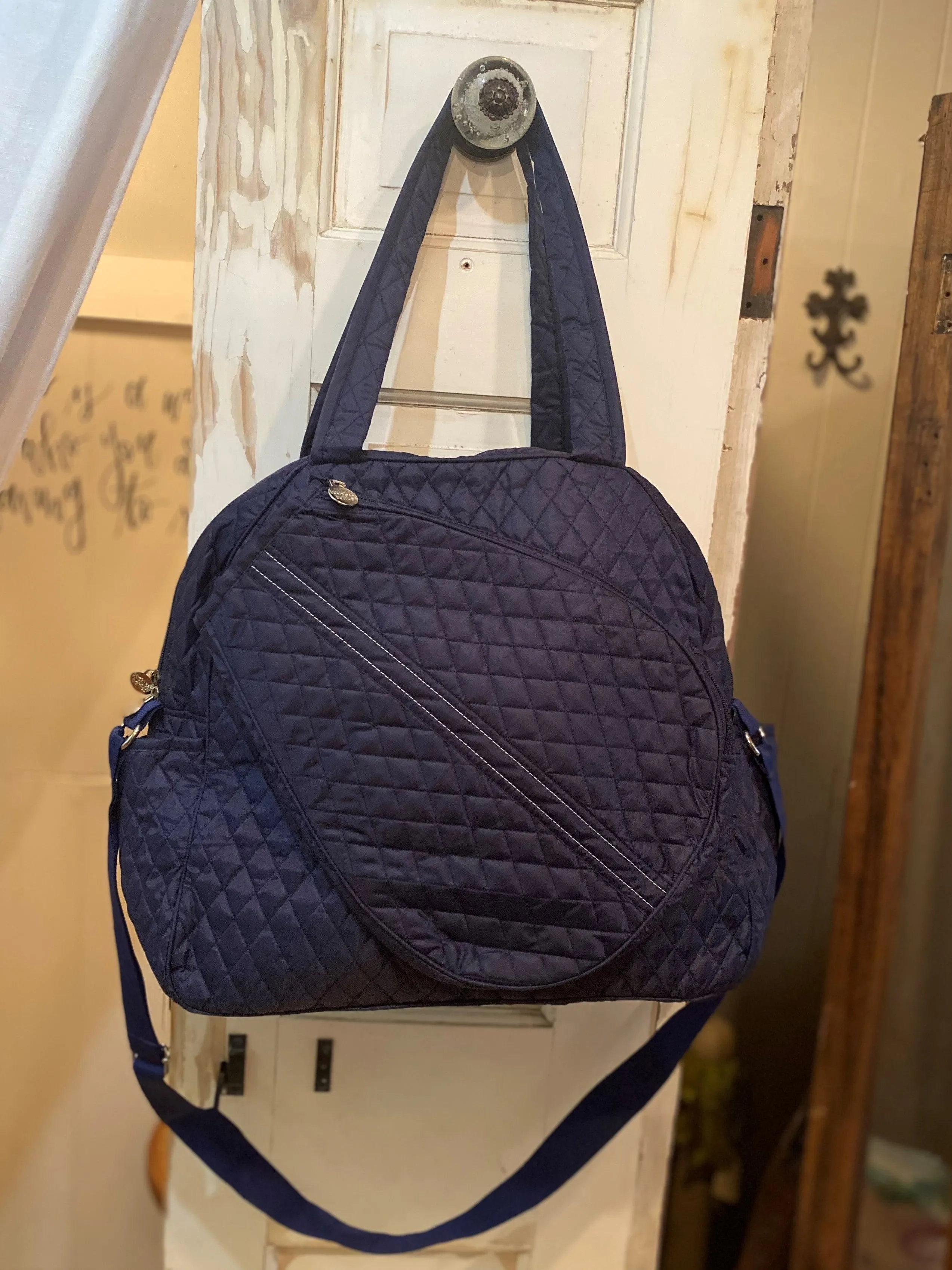 Quilted Tennis Tote