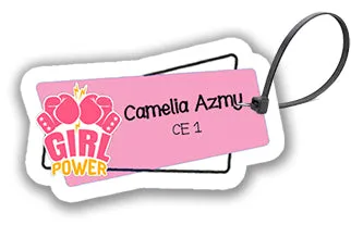 ""Pink boxing" School labels packs