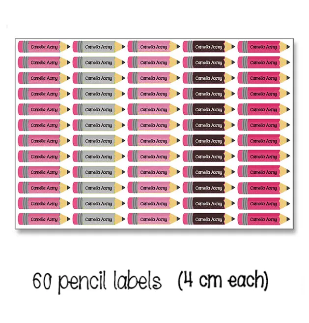 ""Pink boxing" School labels packs