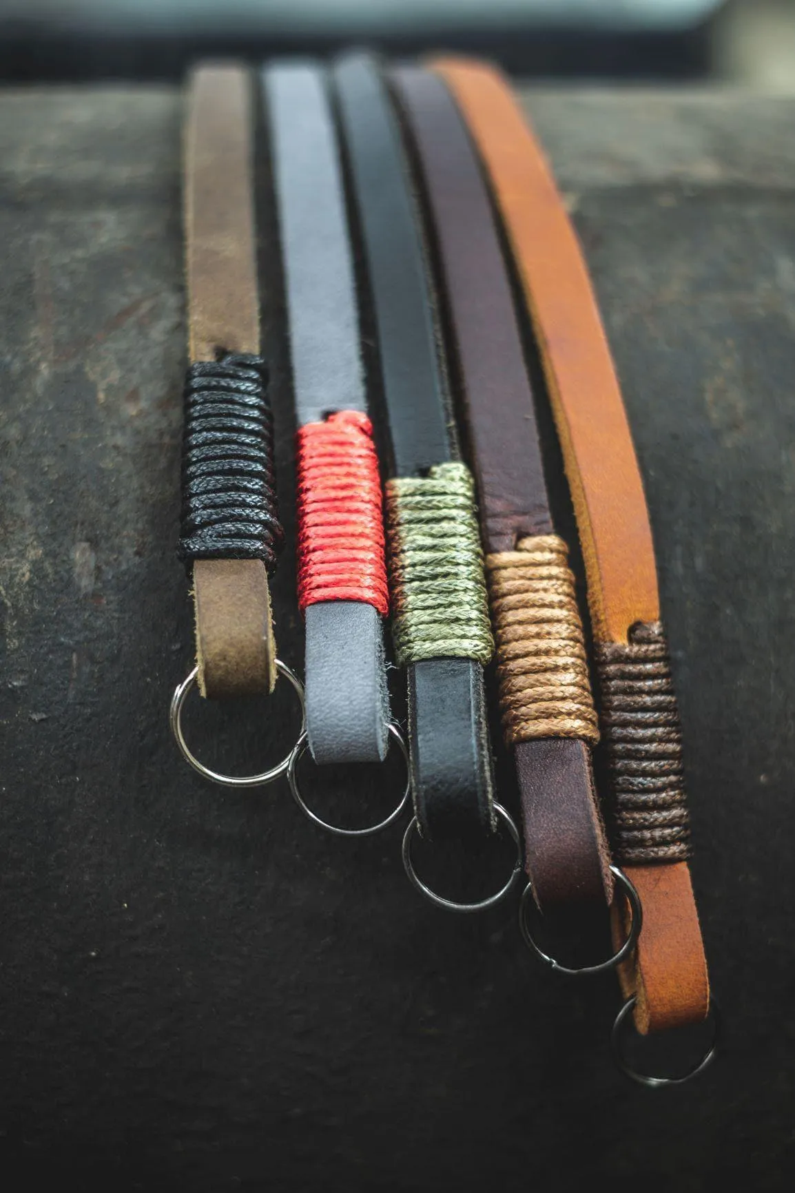 Real Pull-Up  Waxed Leather Camera Strap- Dark Brown 10mm