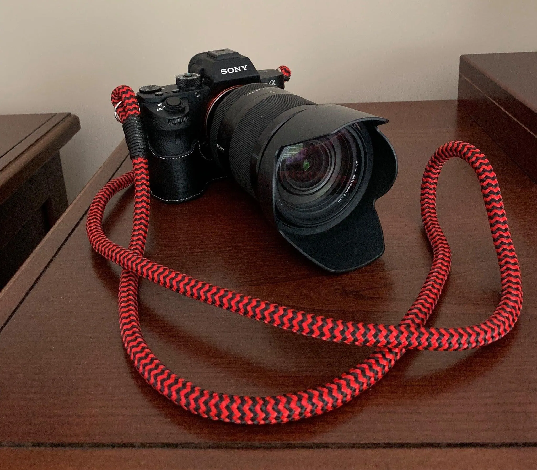 Red-Black Camera Strap