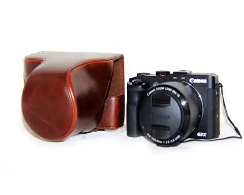 Retro Canon Powershot G3 X Camera Leather Case