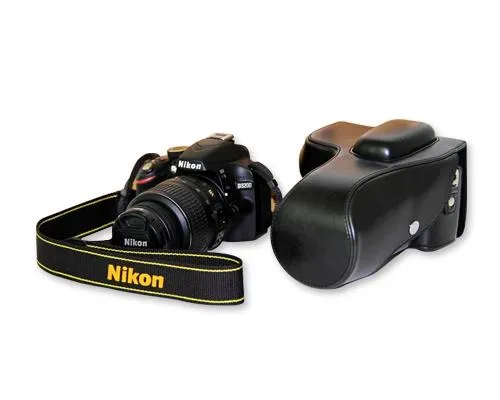 Retro Nikon D7200 Camera Leather Case