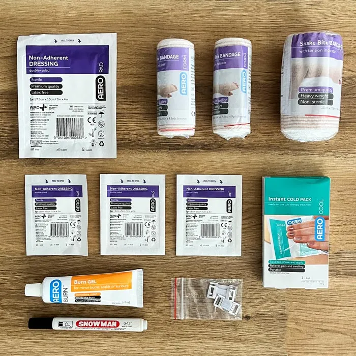 RFDS Snake Bite & Burns Kit