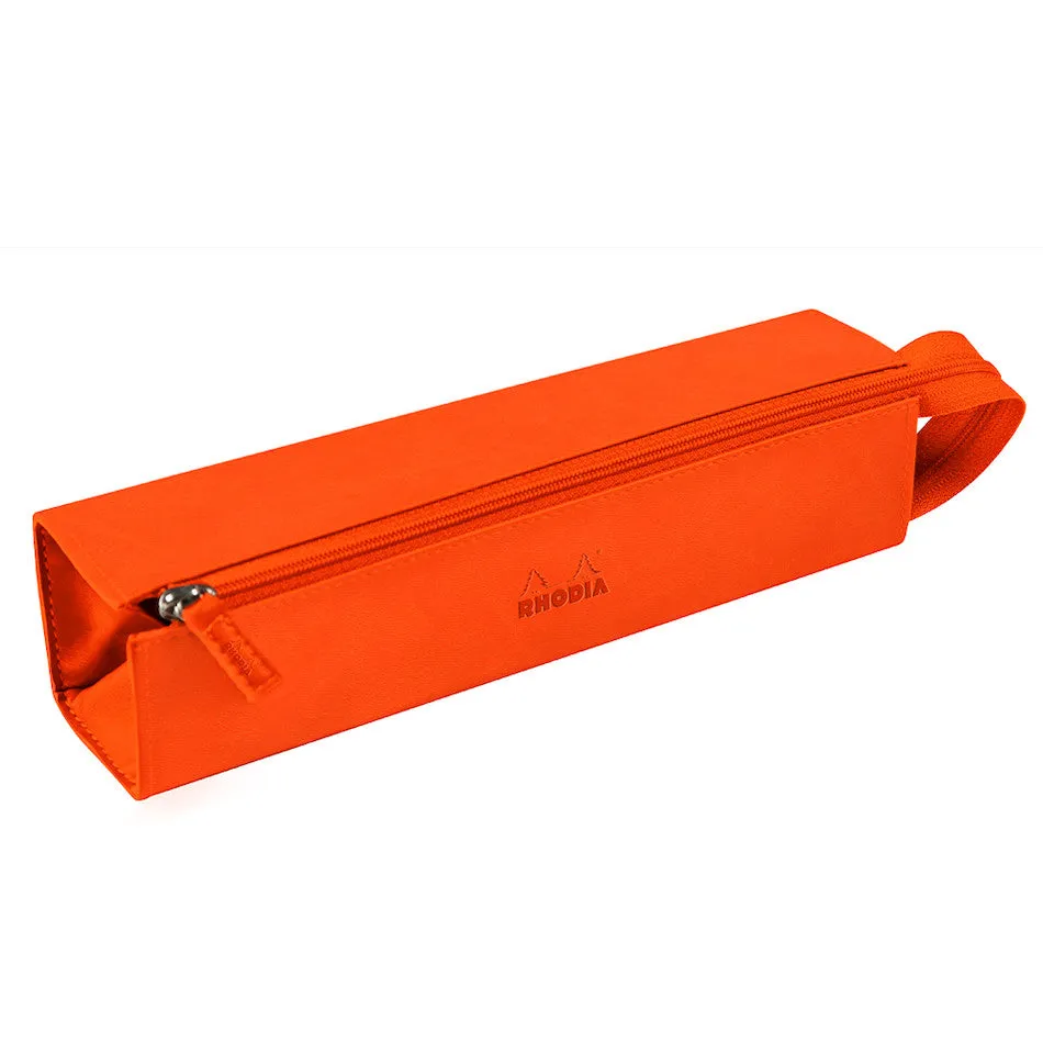 Rhodia Rhodiarama Tray Pen Case Tangerine