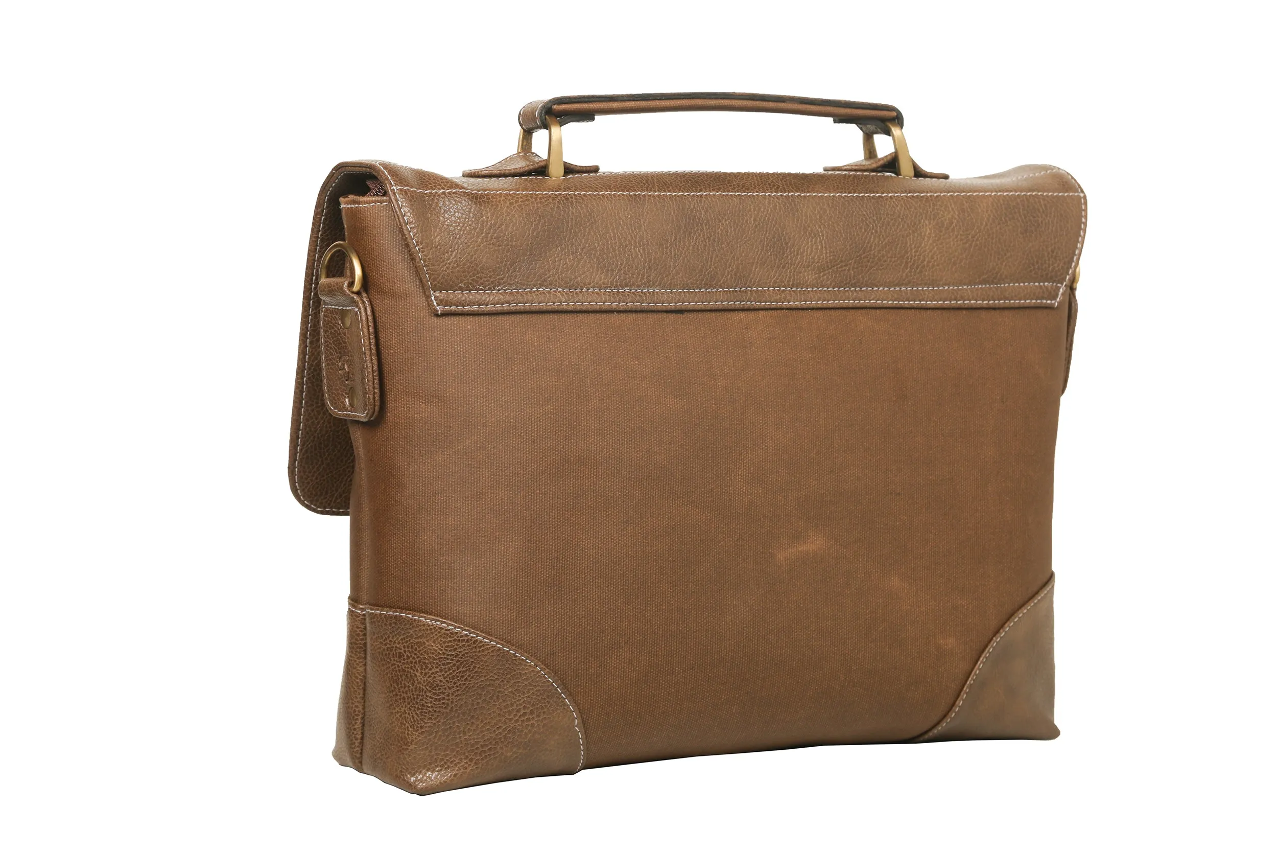 RL Classic Coated Canvas Business Case Messenger Bags