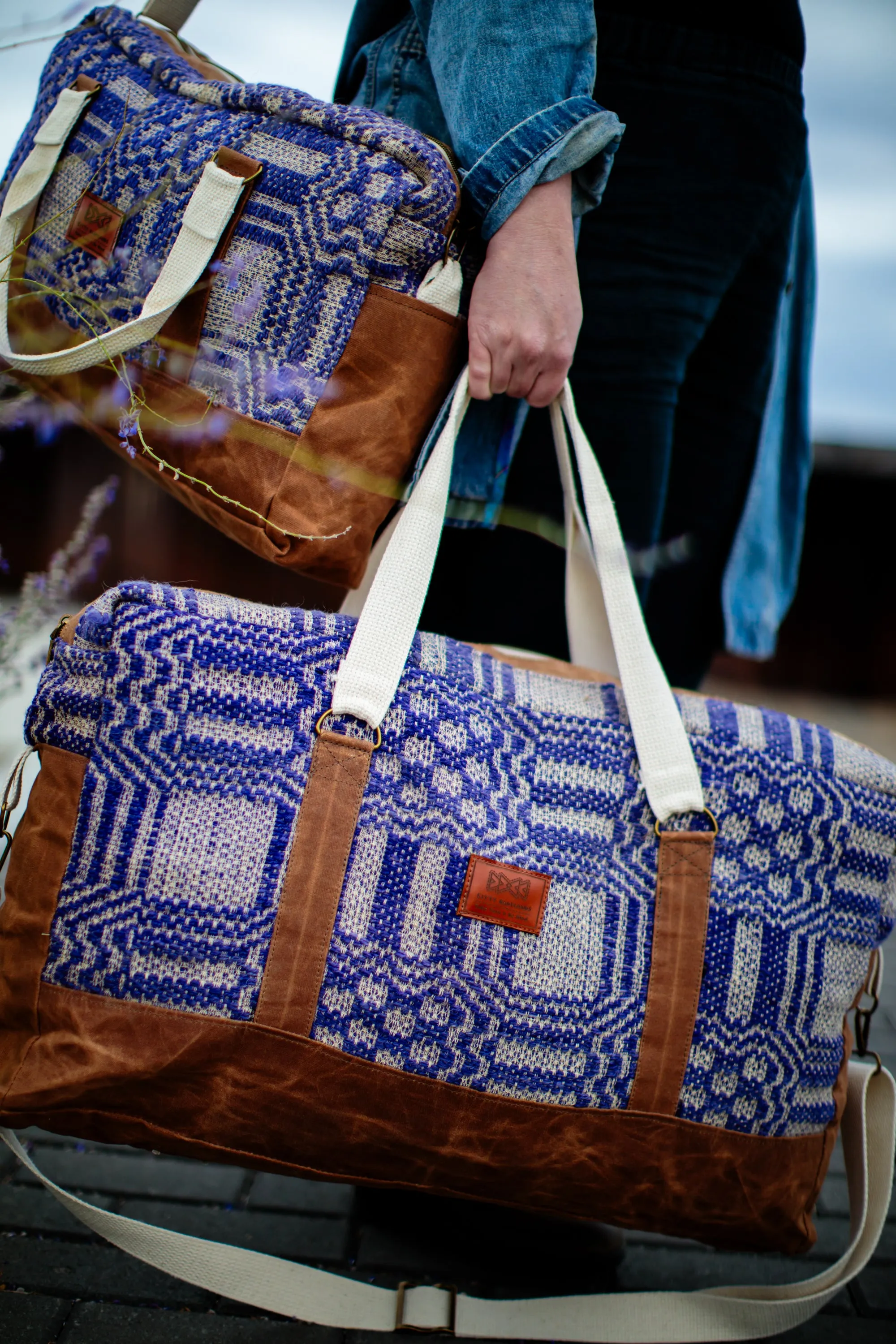 Royal Purple Coverlet Weekender Duffel