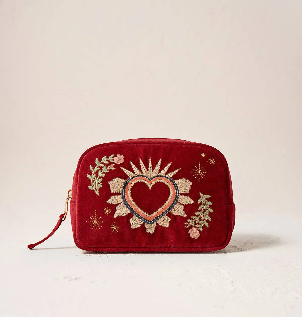 Sacred Heart Makeup Bag