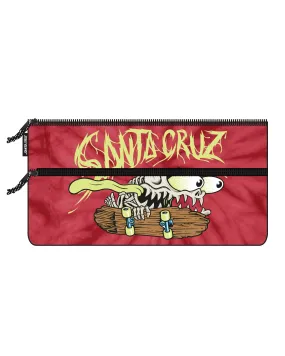 Santa Cruz Bone Slasher Pencil Case Red