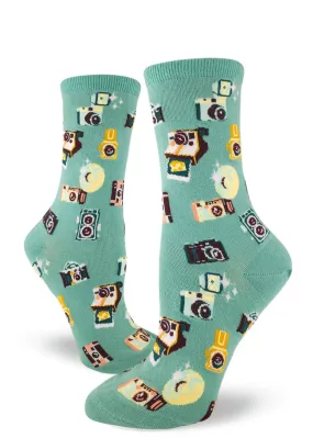 Say Cheese Women's Crew Socks