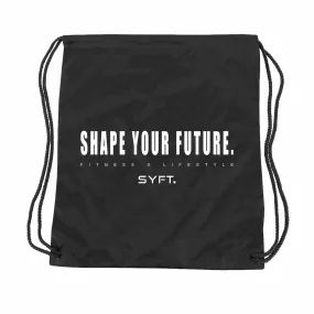 SHAPE YOUR FUTURE DRAWSTRING BACKPACK - BLACK