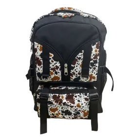 Showman Cow Print Backpack