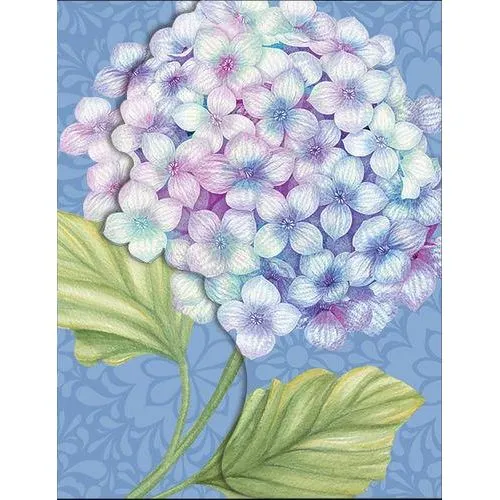 Sienna's Garden Purse Pad with Pen Hydrangea