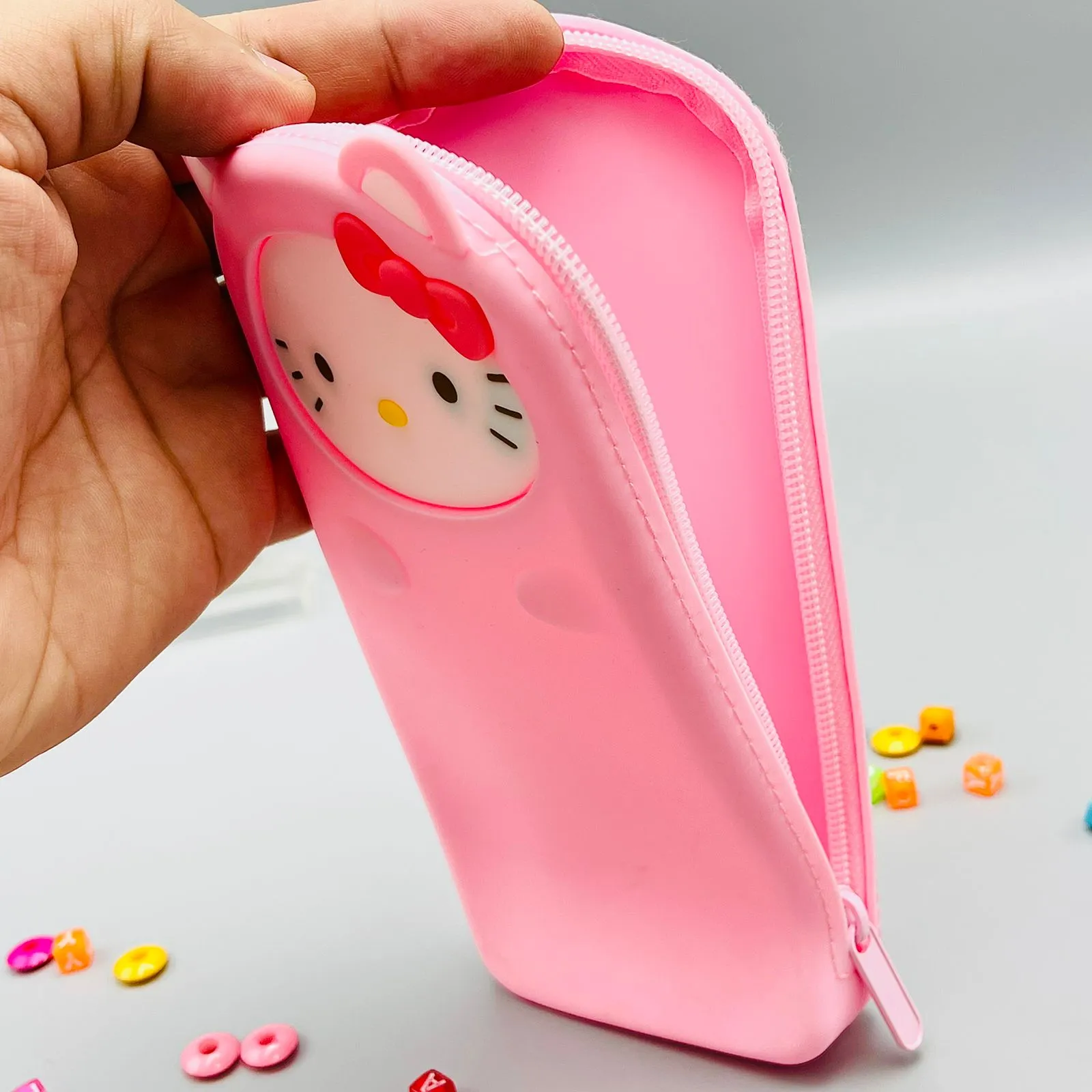 Silicone Pencil Pouch-Kitty Character