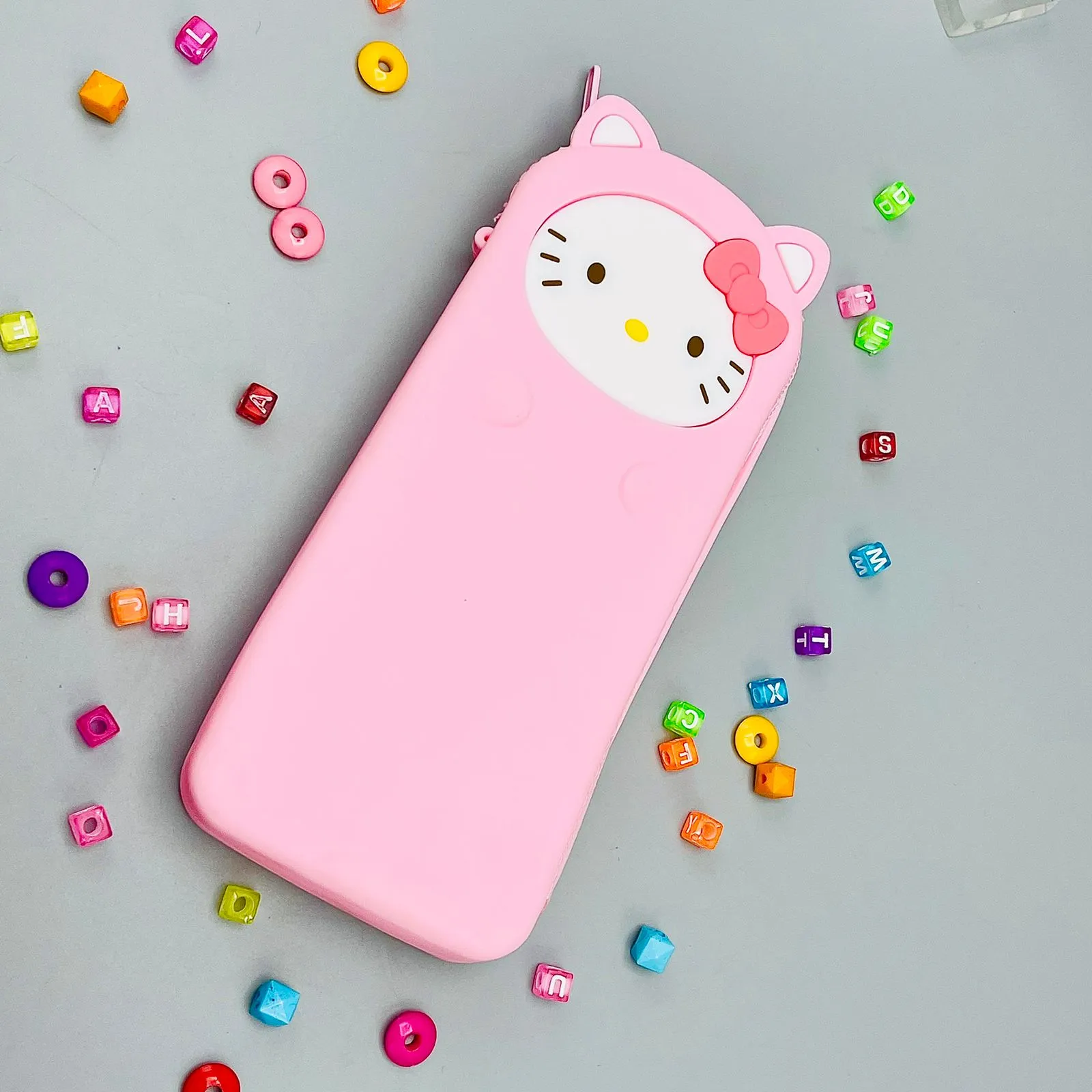 Silicone Pencil Pouch-Kitty Character