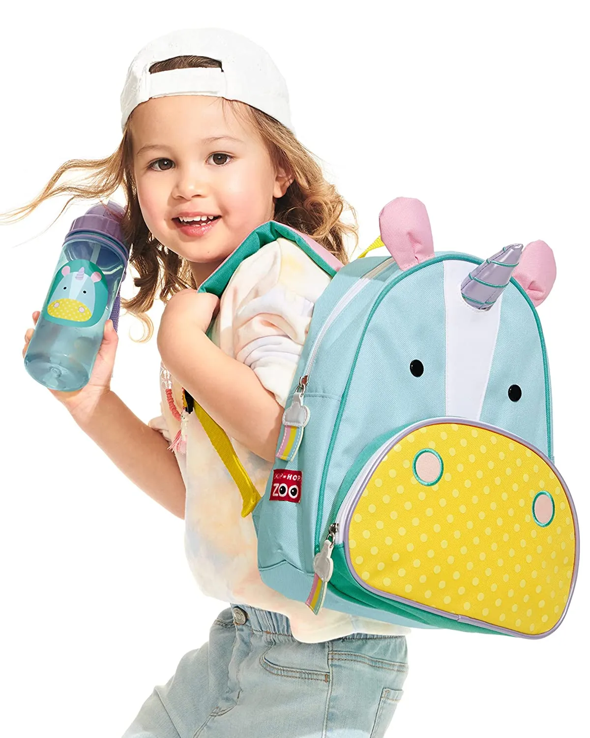 Skip Hop Zoo Little Kid Backpack, Unicorn for Kids Ages 3-6 Years