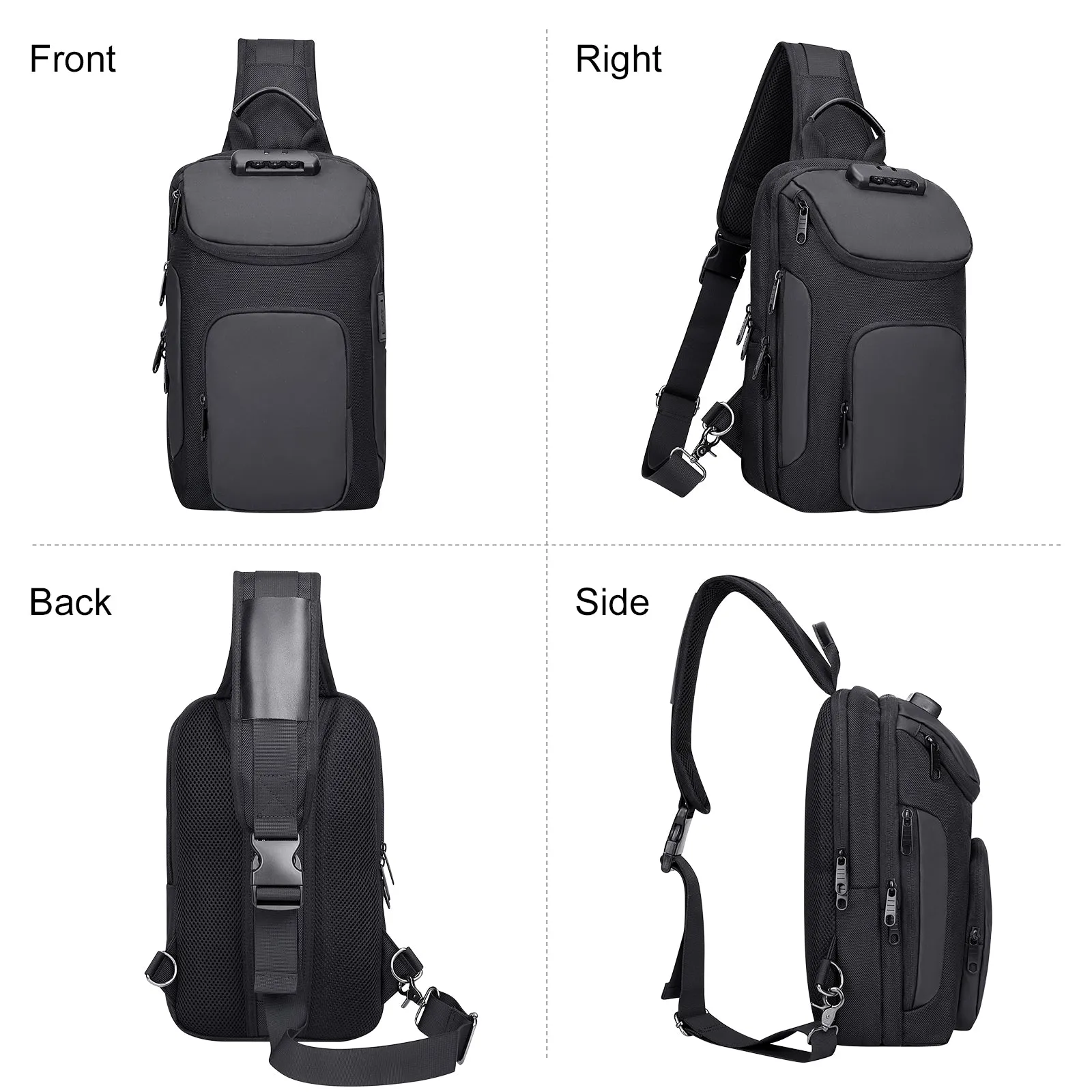 Sling Bag for Men Travel Anti-theft