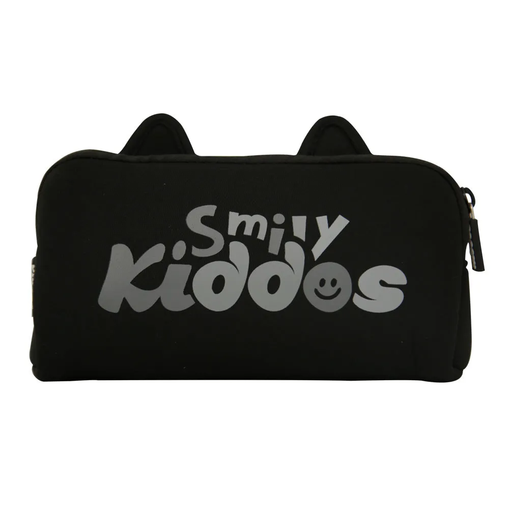 Smily Kiddos Angry Doggy Pencil Case Black