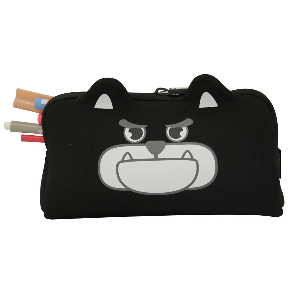 Smily Kiddos Angry Doggy Pencil Case Black