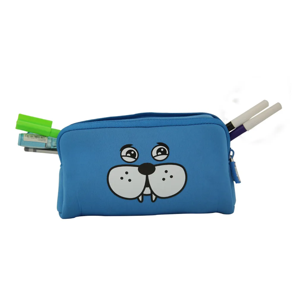 Smily Kiddos Fancy Puppy Pencil Case Blue