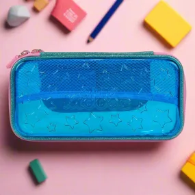 Smily Kiddos PVC Small Pencil Case Light Blue