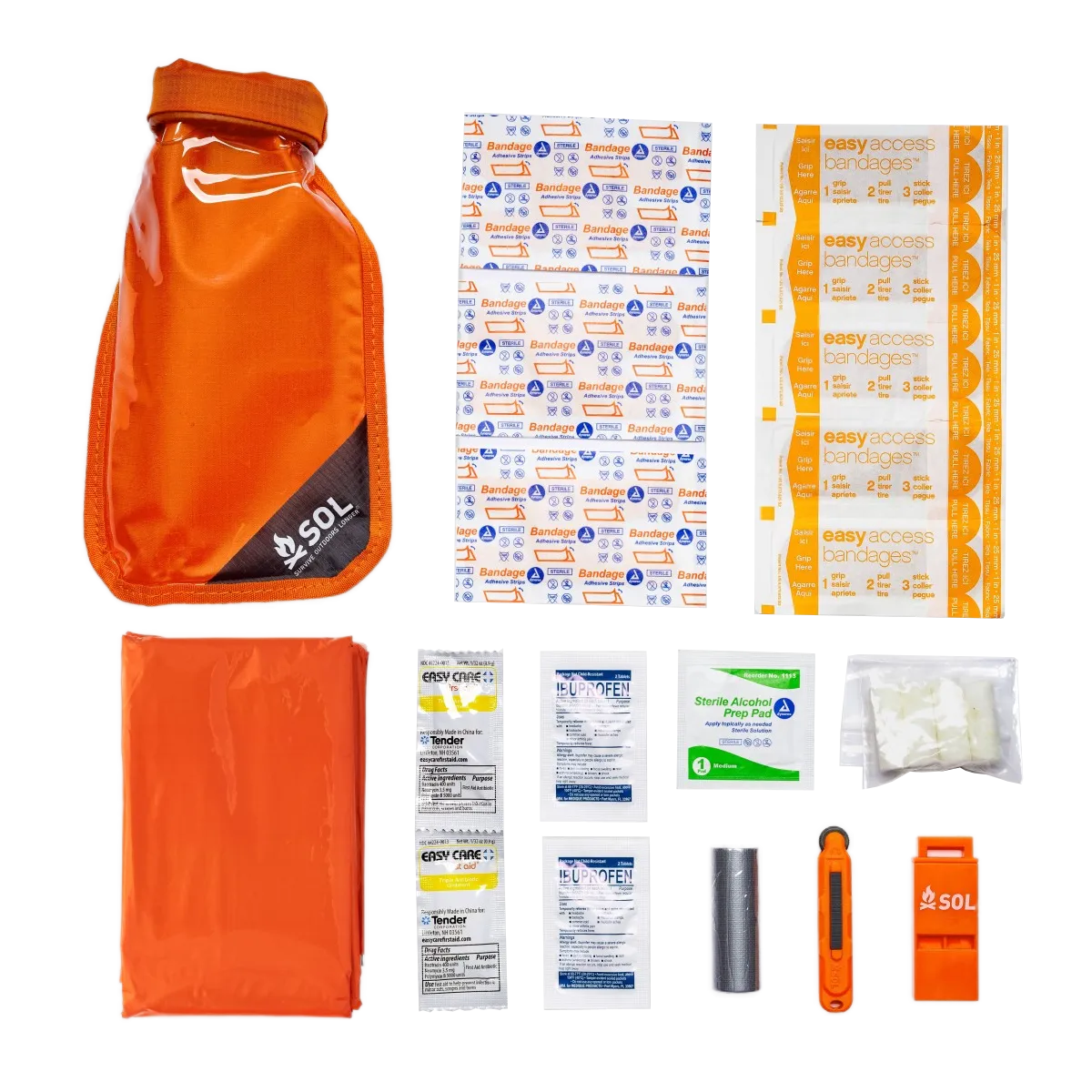 SOL Survival Medic Dry Bag Kit