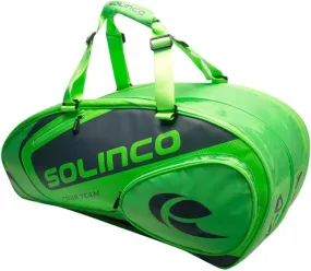 Solinco 6-Pack Tennis Racquet Bag, Neon Green