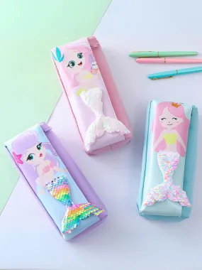 Sparkling Mermaid Pencil Case - Cute and Colorful Organizer