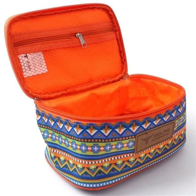 SPORTSHUB 17.5*12.5*10CM Ethnic Style Outdoor Thermal/Cooler Camping Picnic Bags Lunch Bags SES0038