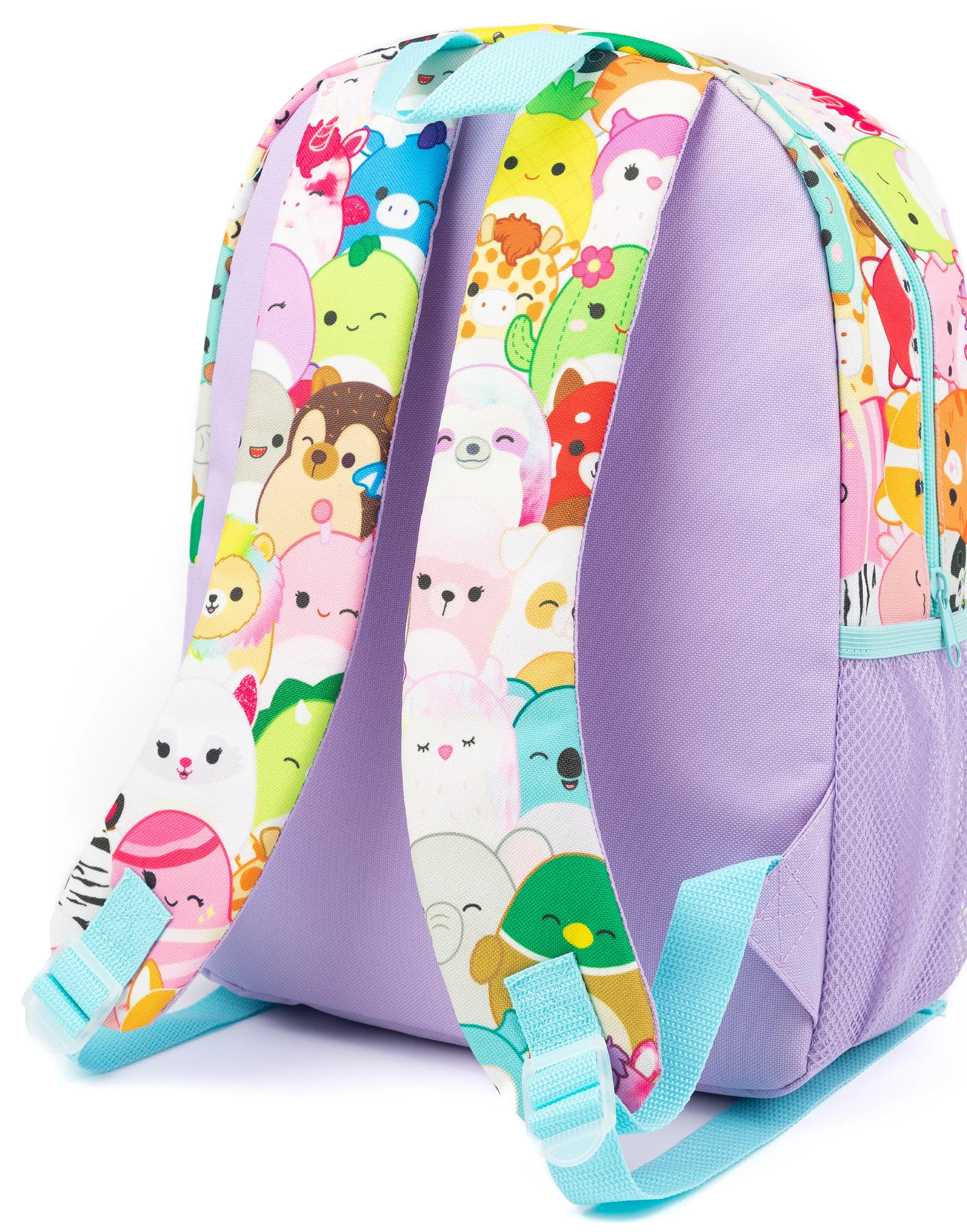 Squishmallows Back Pack 4 Piece Set Printed Unisex Kids Purple 4 Piece Backpack Set