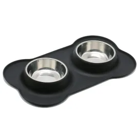 Stainless Steel Bowl Set w/ Anti-Slip Mat