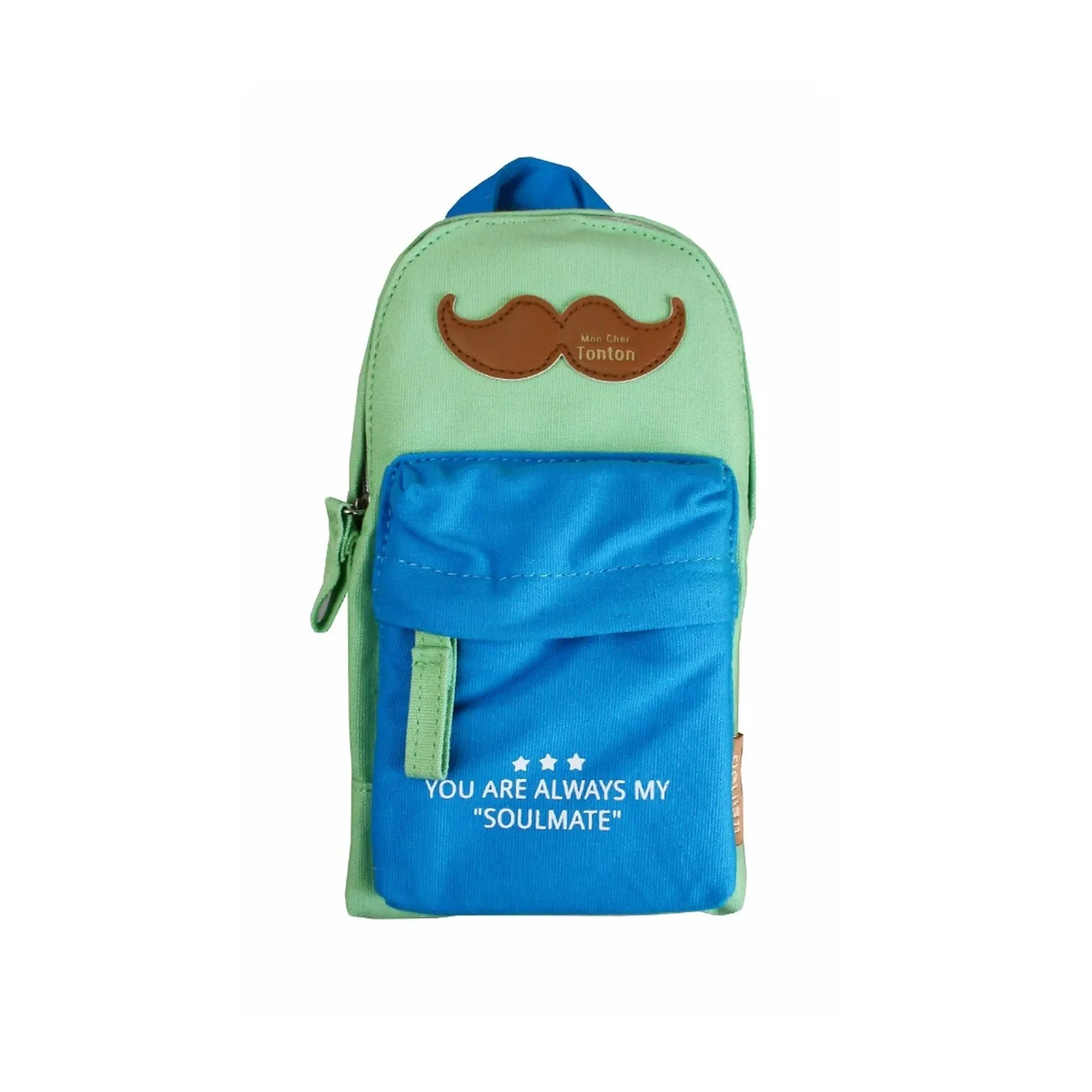 Stylish Backpack Design Pencil Case -  Assorted Colours