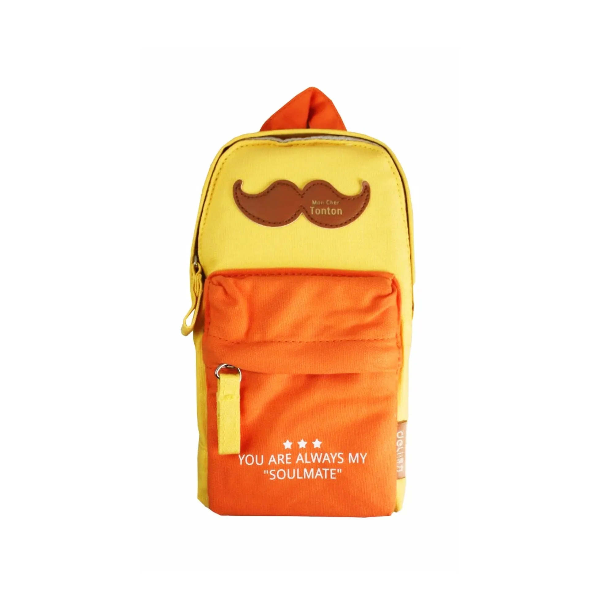 Stylish Backpack Design Pencil Case -  Assorted Colours