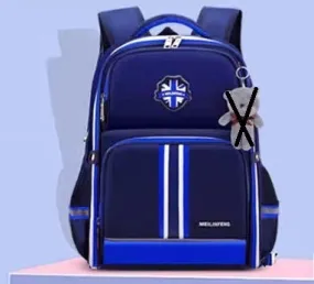 Stylish Blue Student School Bag for Kids - Model 4169