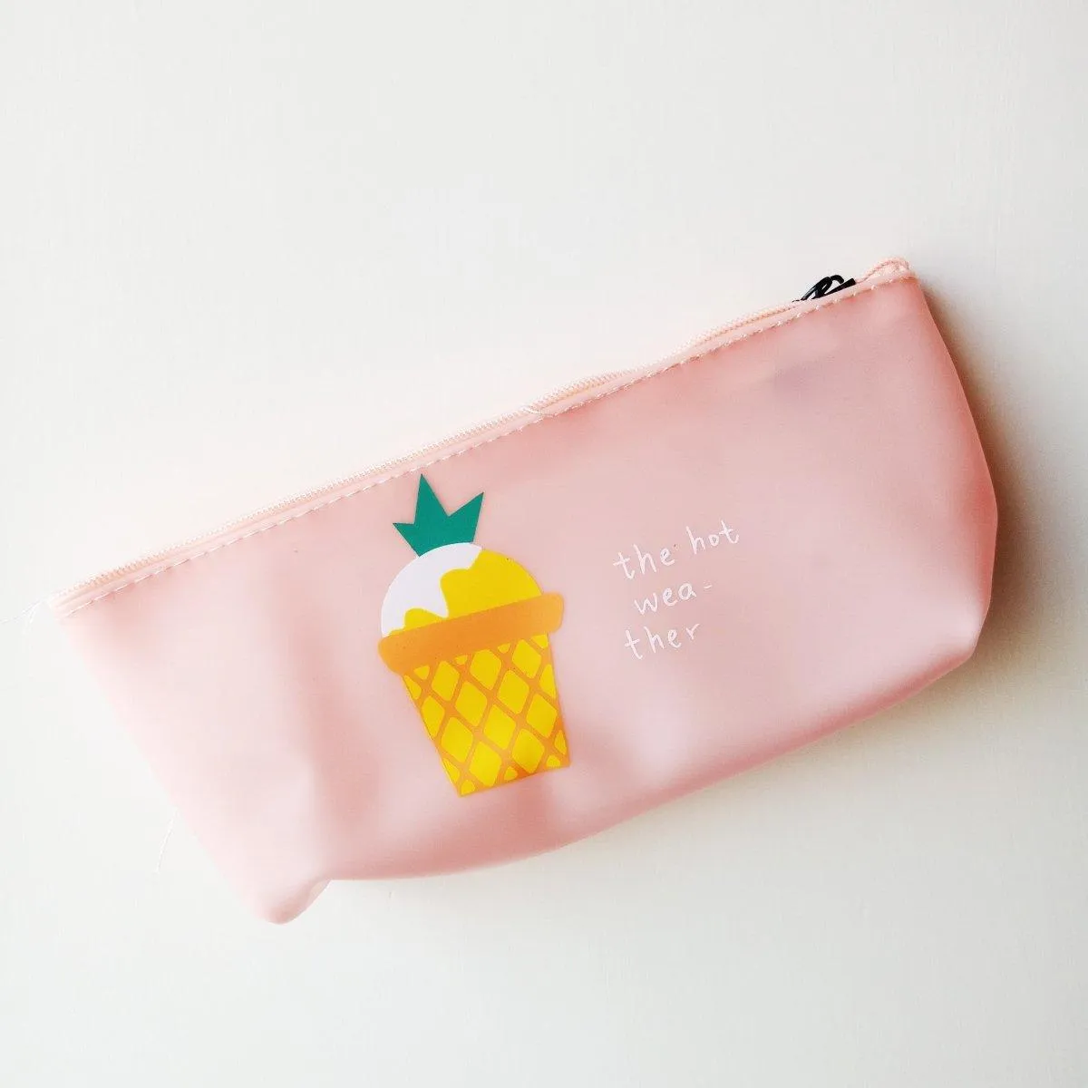 Summer Series First Love Pink Silicone Pencil Case NP-H7TGY-101