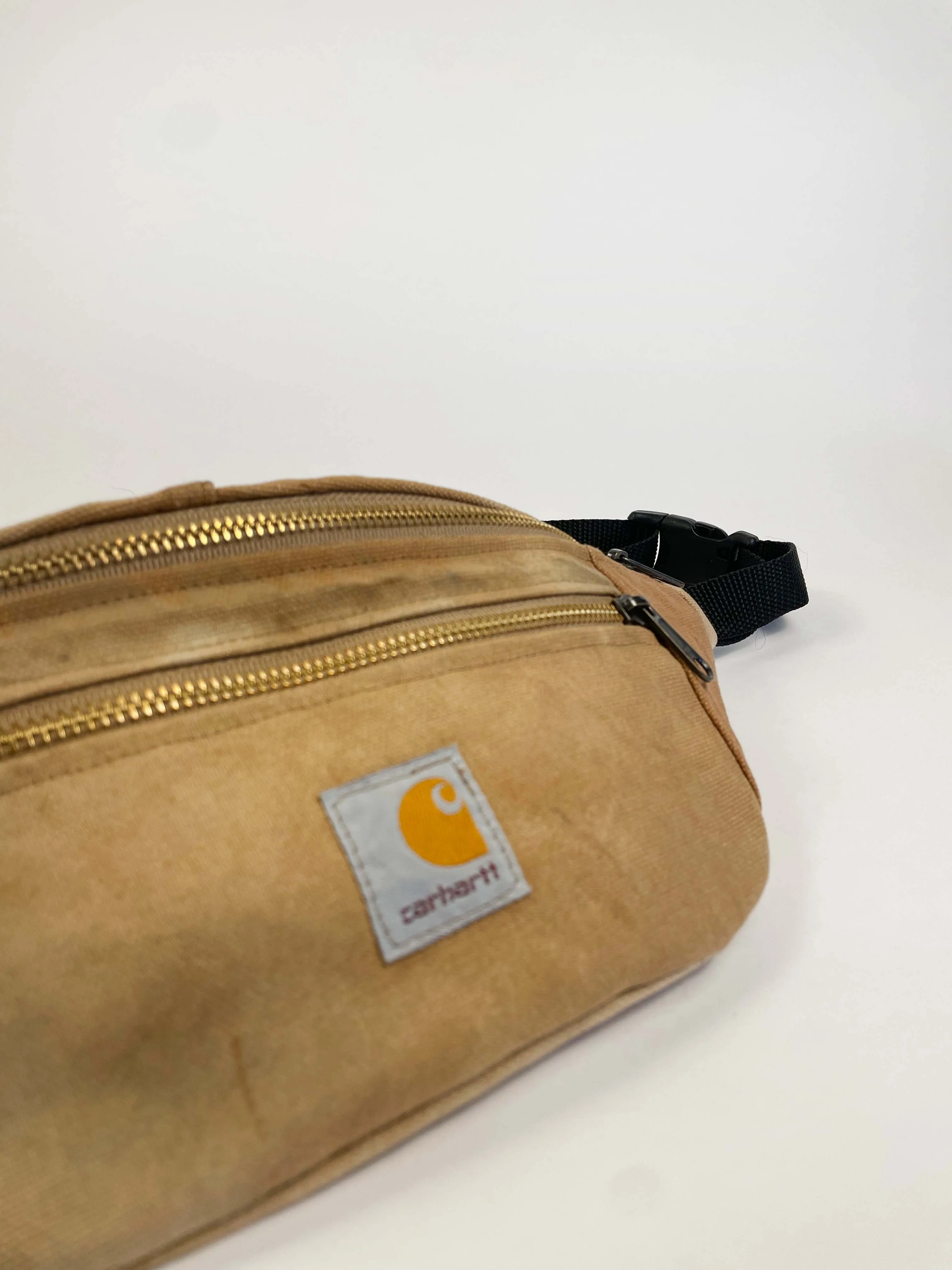 Tan  Reworked Carhartt Sling Bag