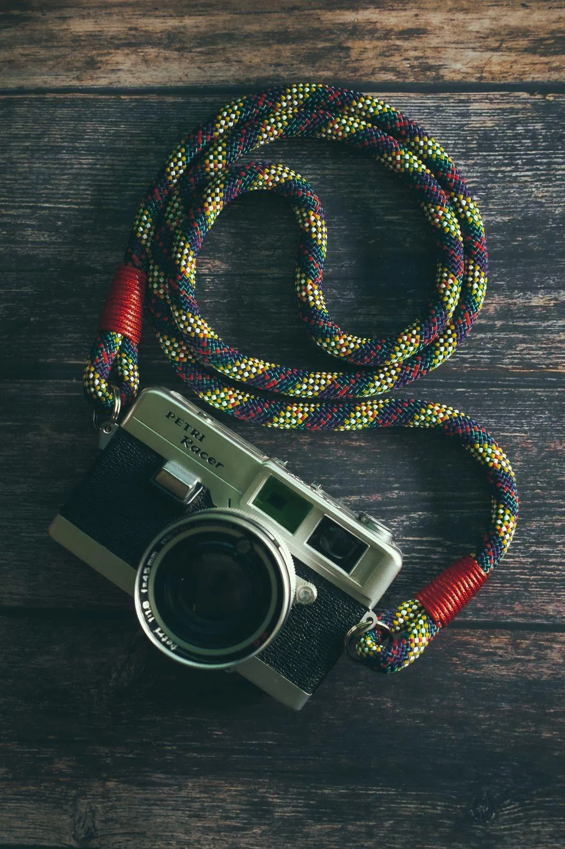 Tartan Blue/Green/Yellow Camera Strap