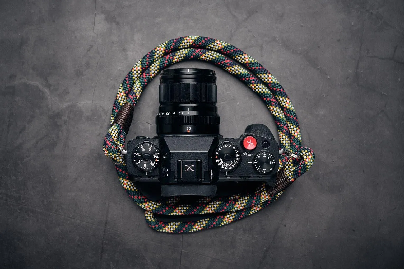 Tartan Blue/Green/Yellow Camera Strap